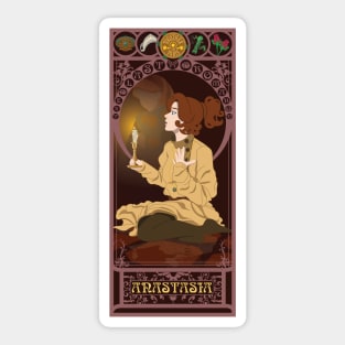 Anastasia - art nouveau Sticker